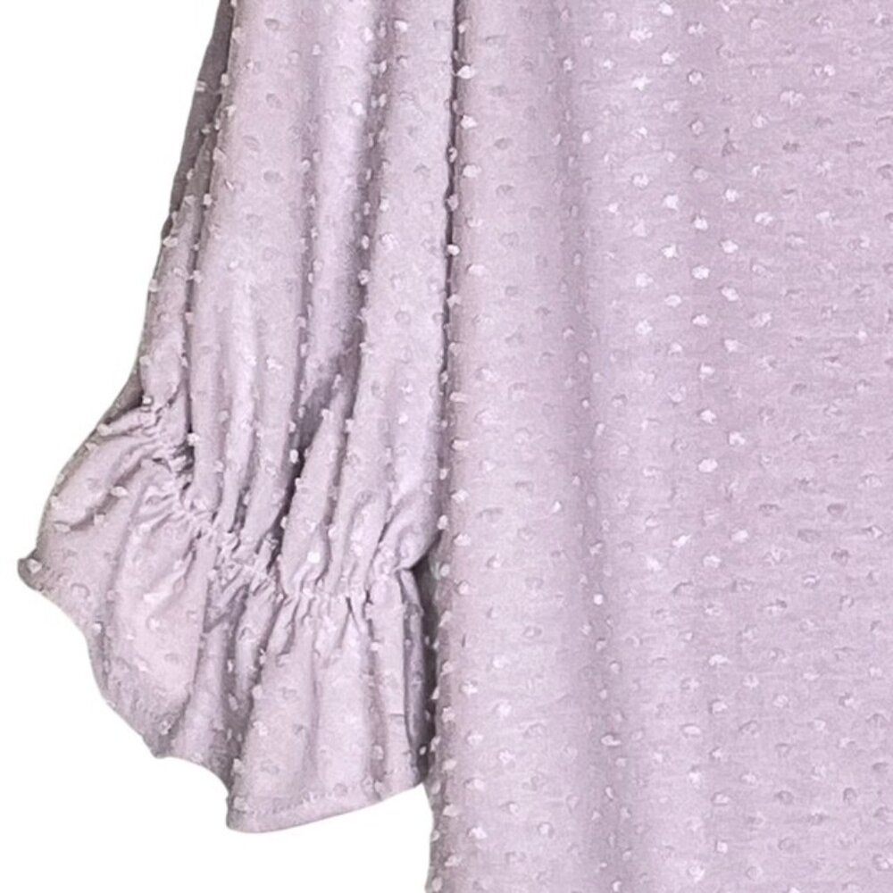 MADEWELL Texture & Thread Clipdot Ruffle Top - Size Large - Picture 3 of 6